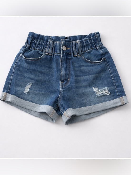 Cello Pants - Cello Denim Shorts Size Small High Rise Elastic Waist Distressed Cuffed Shorts